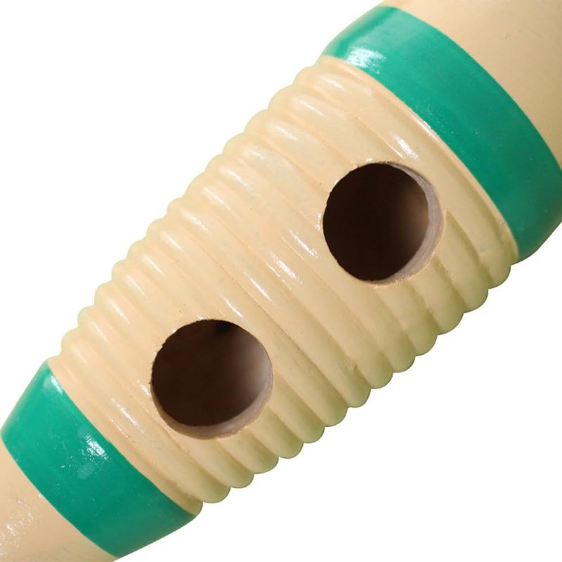 Plzoslly 4 Pack Wood Guiro Latin Percussion Musical Instruments, Fish Shaped Guiro Instrument Wooden Musical Instruments with Rhythm Sticks - Image 5